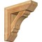 Ekena Millwork Olympic Slat Rough Sawn Bracket w/ Offset Brace, Western Red Cedar, 8"W x 26"D x 26"H BKT0806X26X26OLY06RWR - alternate 1